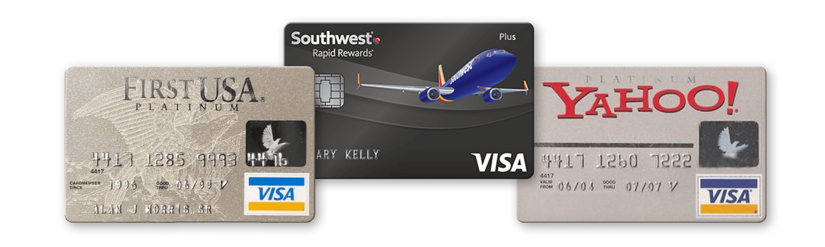 First USA, Southwest and Yahoo Cards